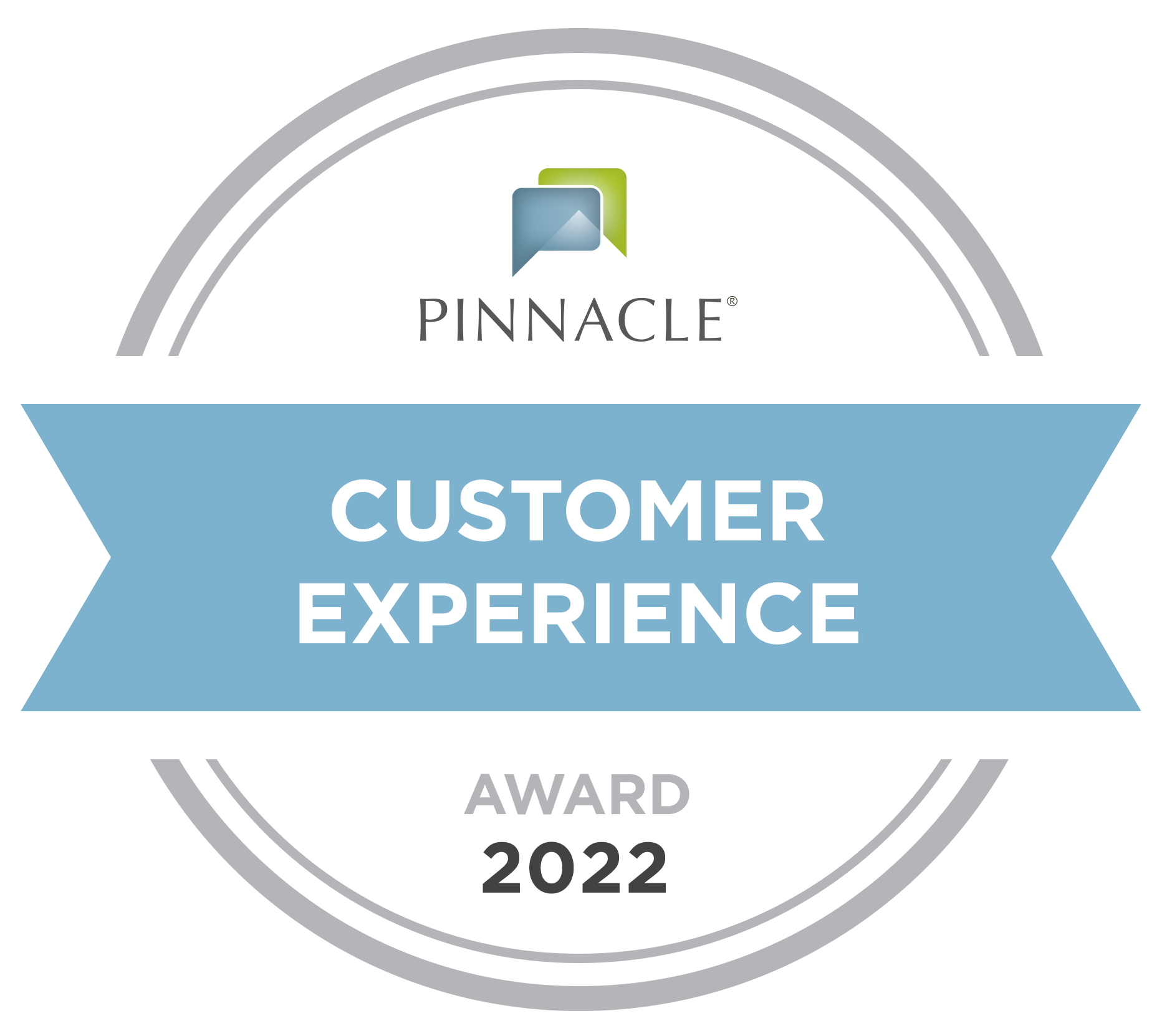 2022 Pinnacle Customer Experience Award Logo